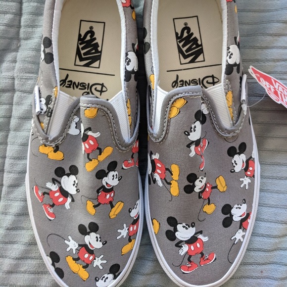 mickey mouse slip ons